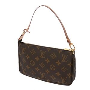 Louis Vuitton Brown Canvas Monogram Accessory Pouch